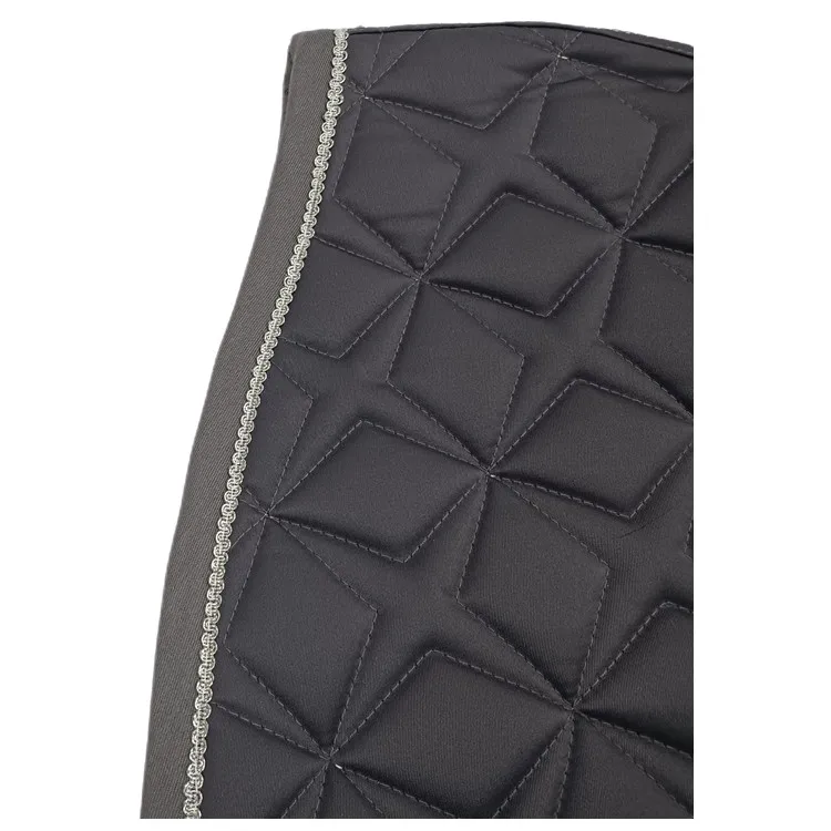 High Quality Luxury Custom Satin Fabric All Purpose Horse Riding Equestrian Equipment English Western Saddle Pad Jumping