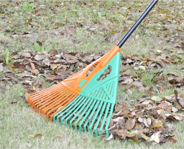 2 in 1 outdoor garden Jardin Garten jardim adjust telescopic long handle plastic leaf picker scoops grabber rake