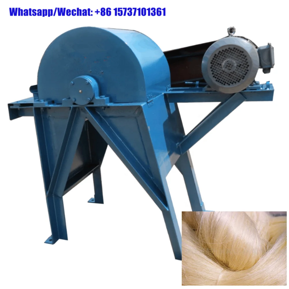Industrial hemp fiber extraction machines long fiber extractor machine