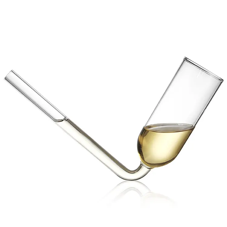 Rapid Champagne Consumption glass Champagne glasses tulip-shaped champagne glass straw cup whiskey cup glass cup