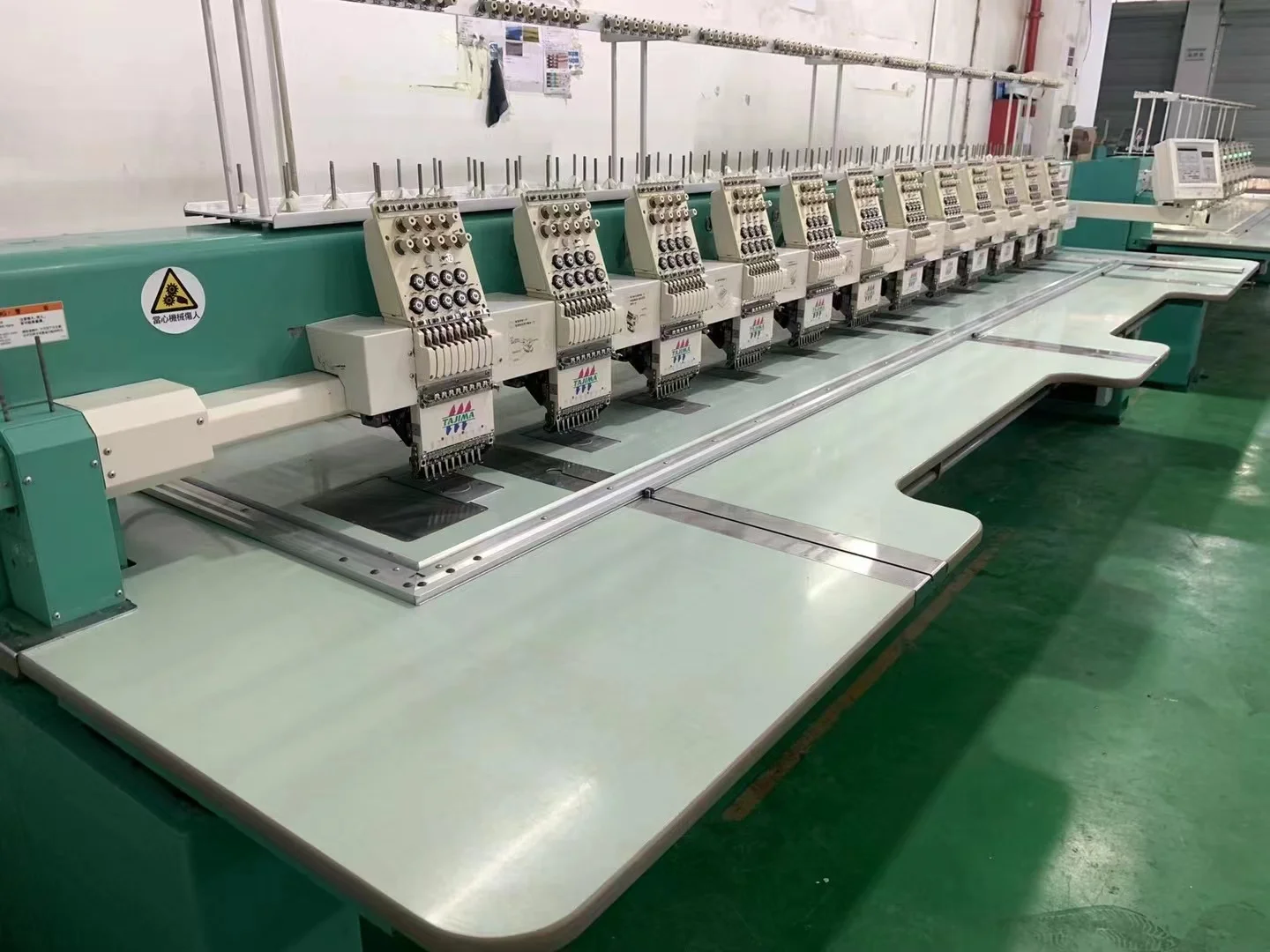 TAJIMA Embroidery Machine Four Six Eight Head Twelve Fifteen Twenty Needles Second Hand