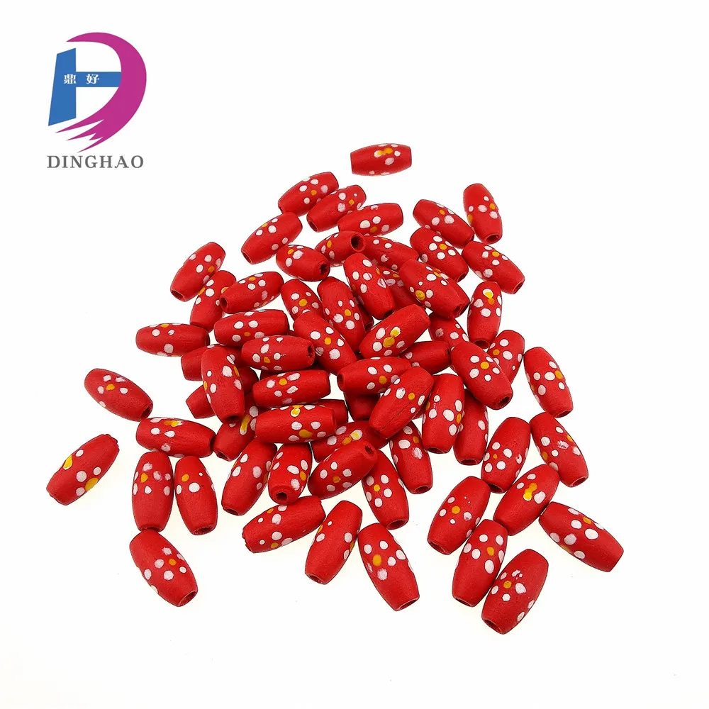 
multi colored DIY wooden beads for kids 