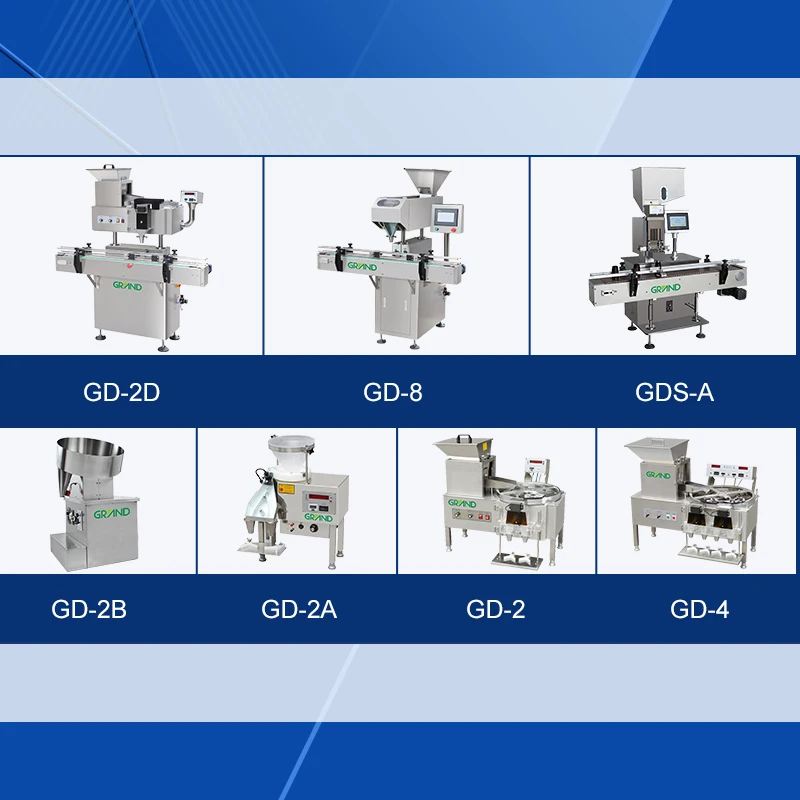 YL-2A Pharmaceutical semi automatic small tablets capsules electronic counting and filling machine