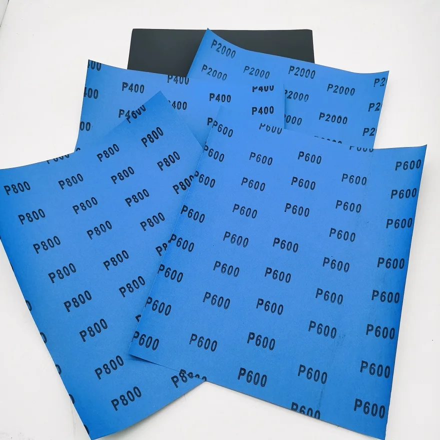 Customized super quality  30% latex Abrasive Sanding paper wet & dry  uncurly  silicon carbide Sand Paper sheet for car