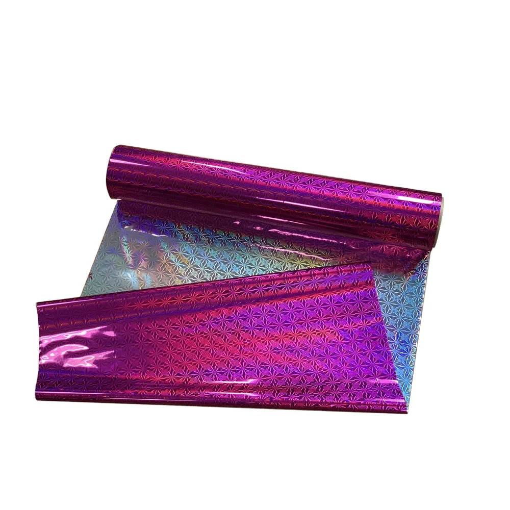 custom pattern size different color popular 3d holographic film for paper lamination