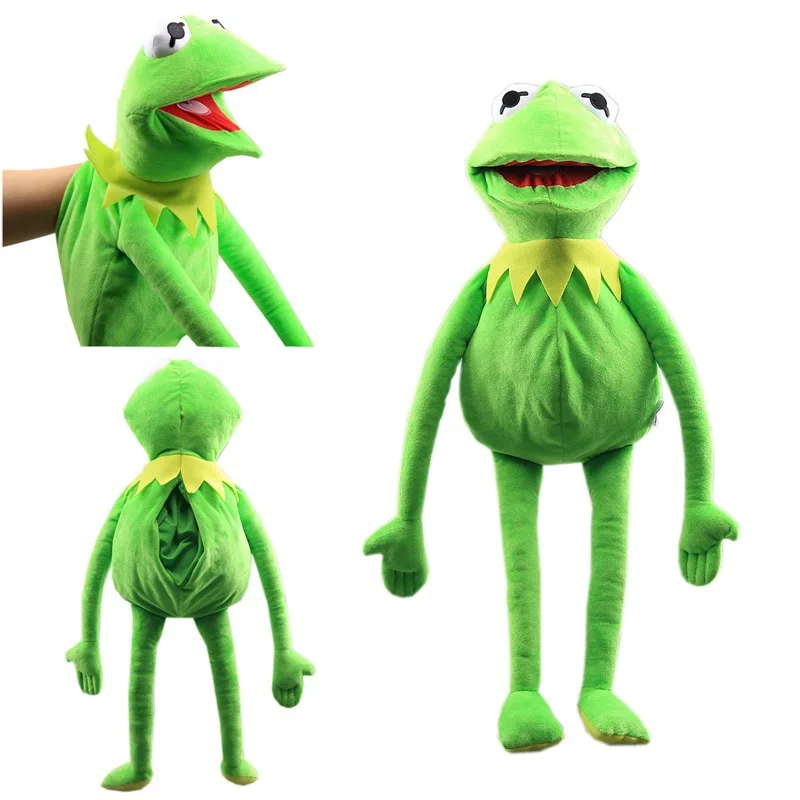 The best-selling frog hand doll Green Frog plush toy can be used as hand puppet belly performance props