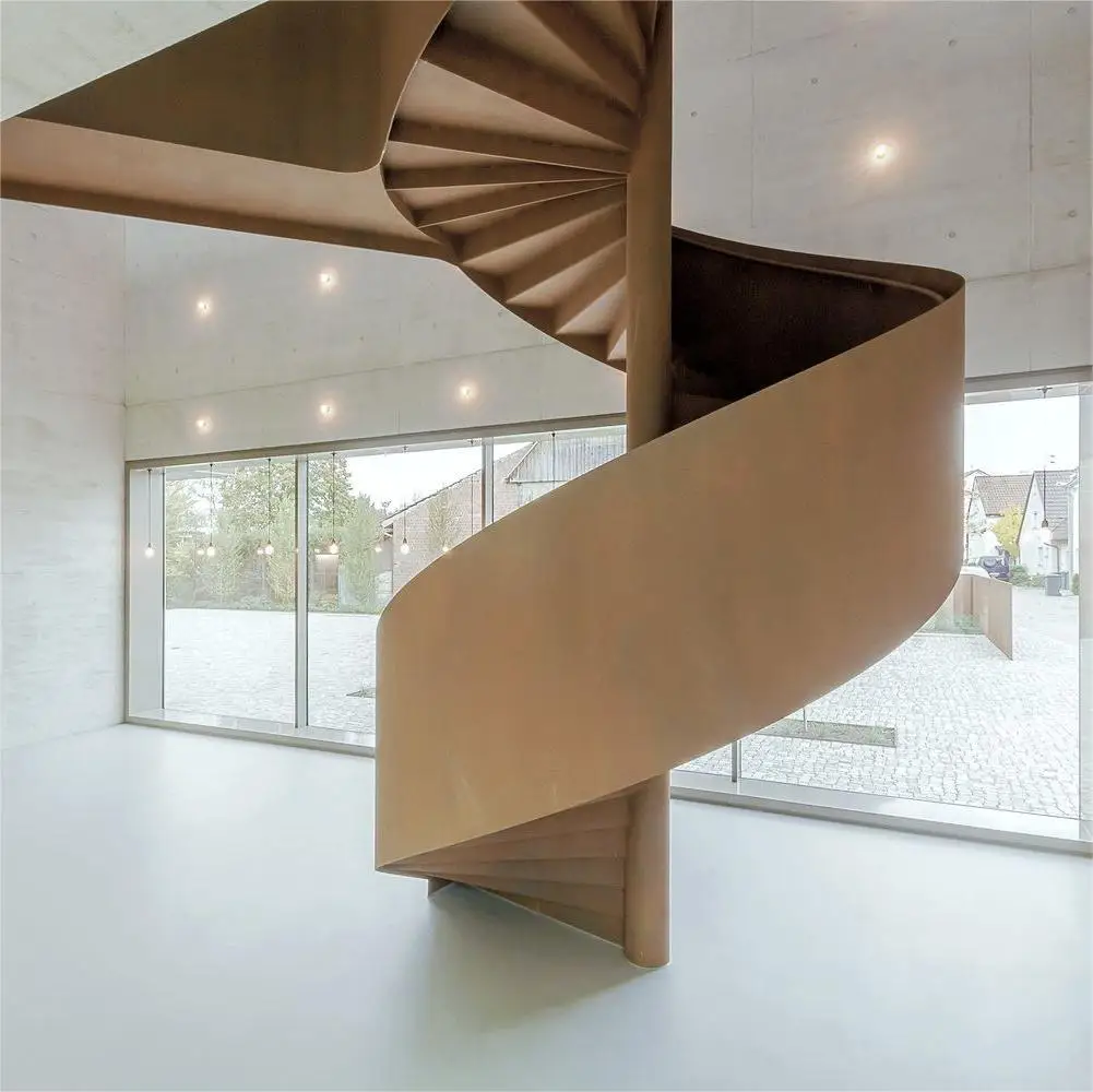 2024 American Standard Hotel Villas luxury ideas spiral staircase prices wooden tread spiral stair round deck stairs from foshan