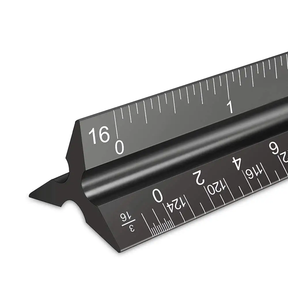 Hot Selling  Metal Architectural Scale Ruler for Artists, Draftsman Drawing