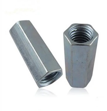ISO 4034 DIN6334 M16 нержавеющая сталь/углеродистая сталь длинная Шестигранная муфта M2
