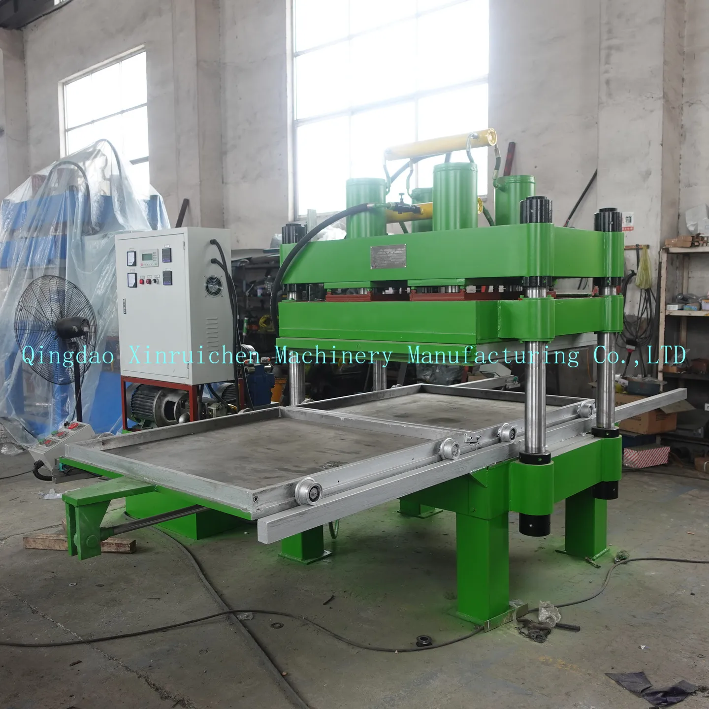 vulcanizing press for gym plates ,rubber-tile-making-machine ,rubber floor tile curing machine