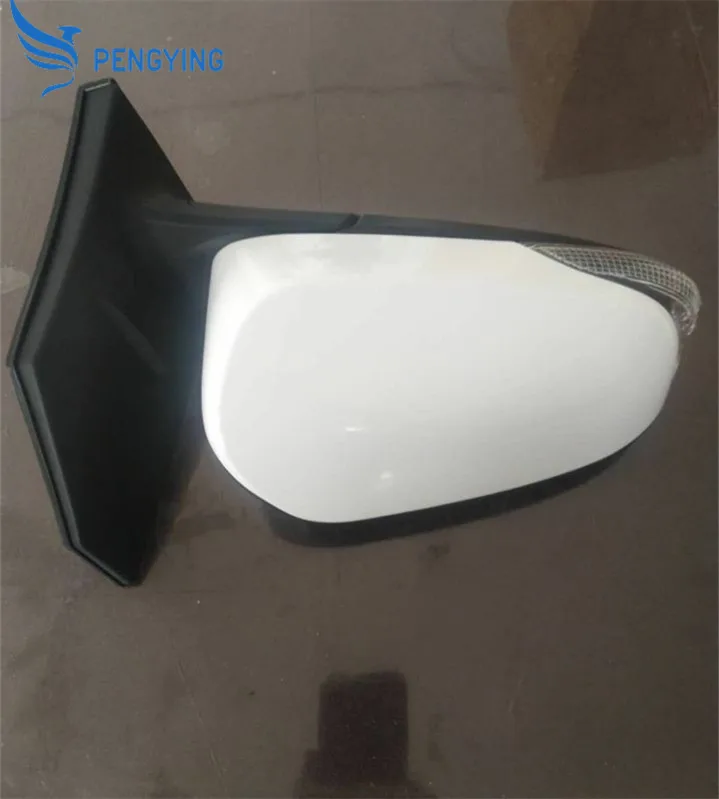 Auto spare parts good price car side rear view  mirror for Toyota Allion 2014 electric electric folding with LED lamp
