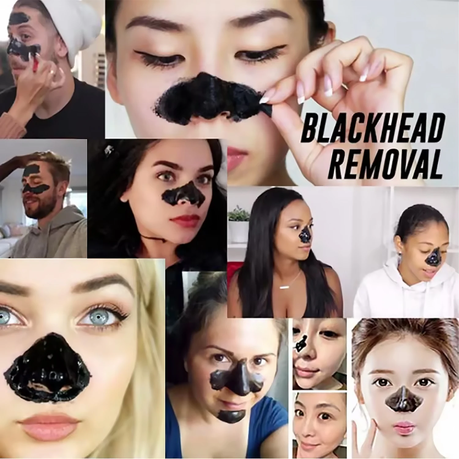 blackhead remover peel-off face mask pore Strip Black Mask Peeling Acne Treatment Deep Cleansing Mask Oil Control