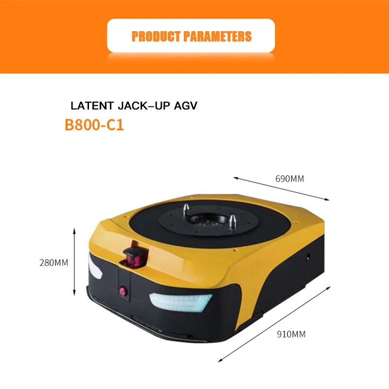 Latent Jacking  Robot Agv B800-c1 Intelligent Operation Robot Two-way Driving Flexibility Robot