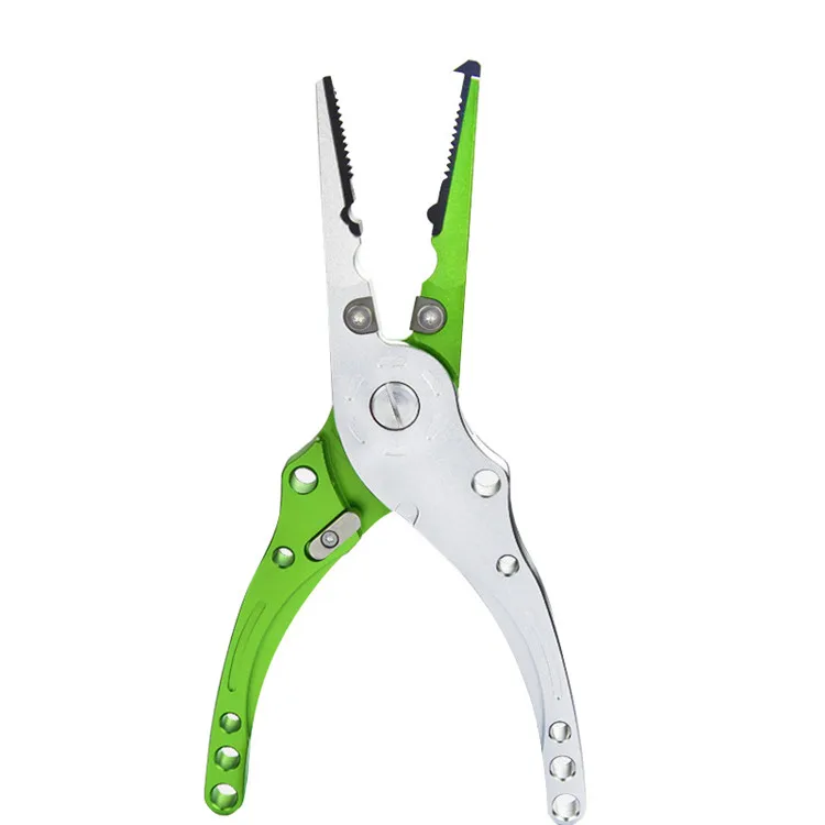 Hot Sale Multifunction Lure Pliers Fishing Split Ring Braided Pliers Fishing Pliers