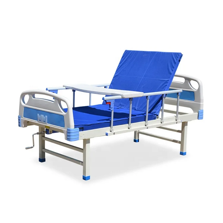 Factory Price of Manual Hospital Nursing Bed Economic ABS Single Crank Hospital Bed