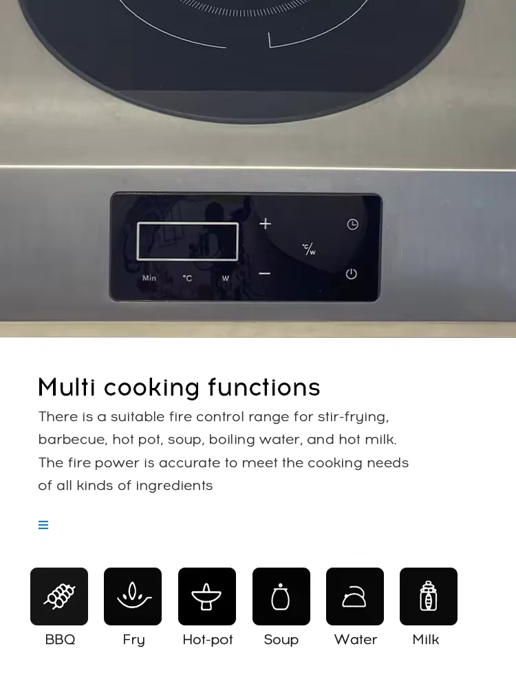 New Fashion 3500W Induction Hob Stove Large Power Electric 220V Induction Cooker