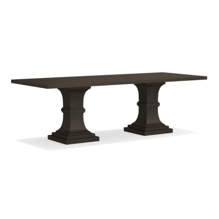 Dining Room Furniture Dining Table with Metal Legs Natural Solid Wood Dining Table at Wholesale Price