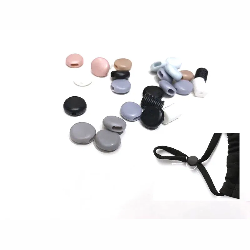 9 мм силиконовый шнур с замком, шнур с переключателем, Ушная петля, застежка шнура