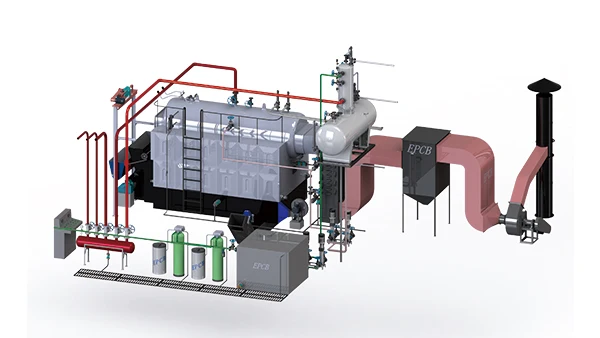 EPCB Industrial 1 to 20 Ton Fire and Water Tube Biomass Coal Fired Steam Boiler