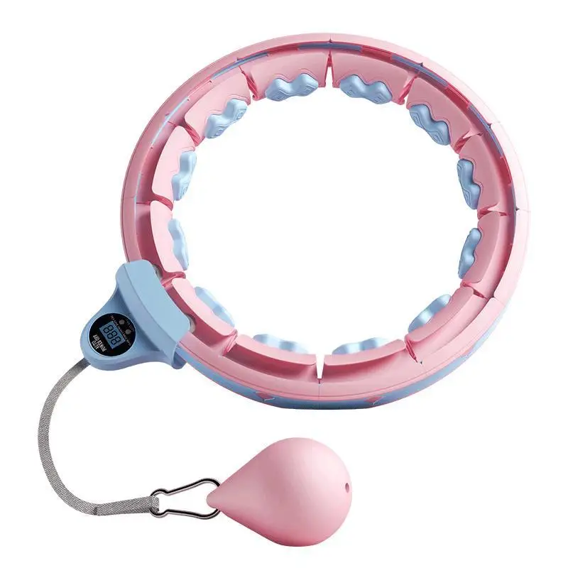 24 узлов смарт-хула круг обручи кольцо с светодио дный счетчик