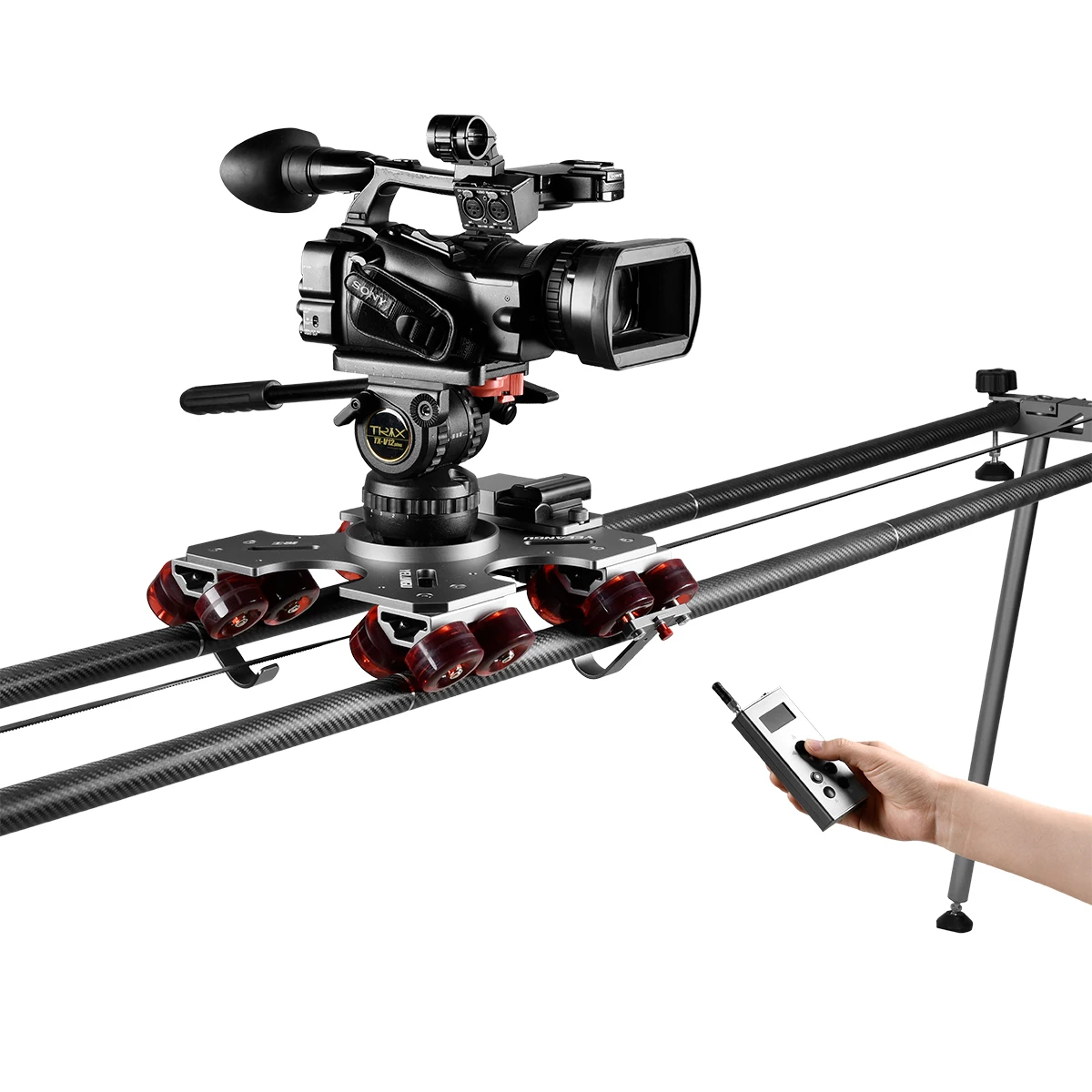 YELANGU-Professional Electric Slider Track Dolly LW3021 for DSLR Camera Motorized Video Carbon Fiber Track Rail