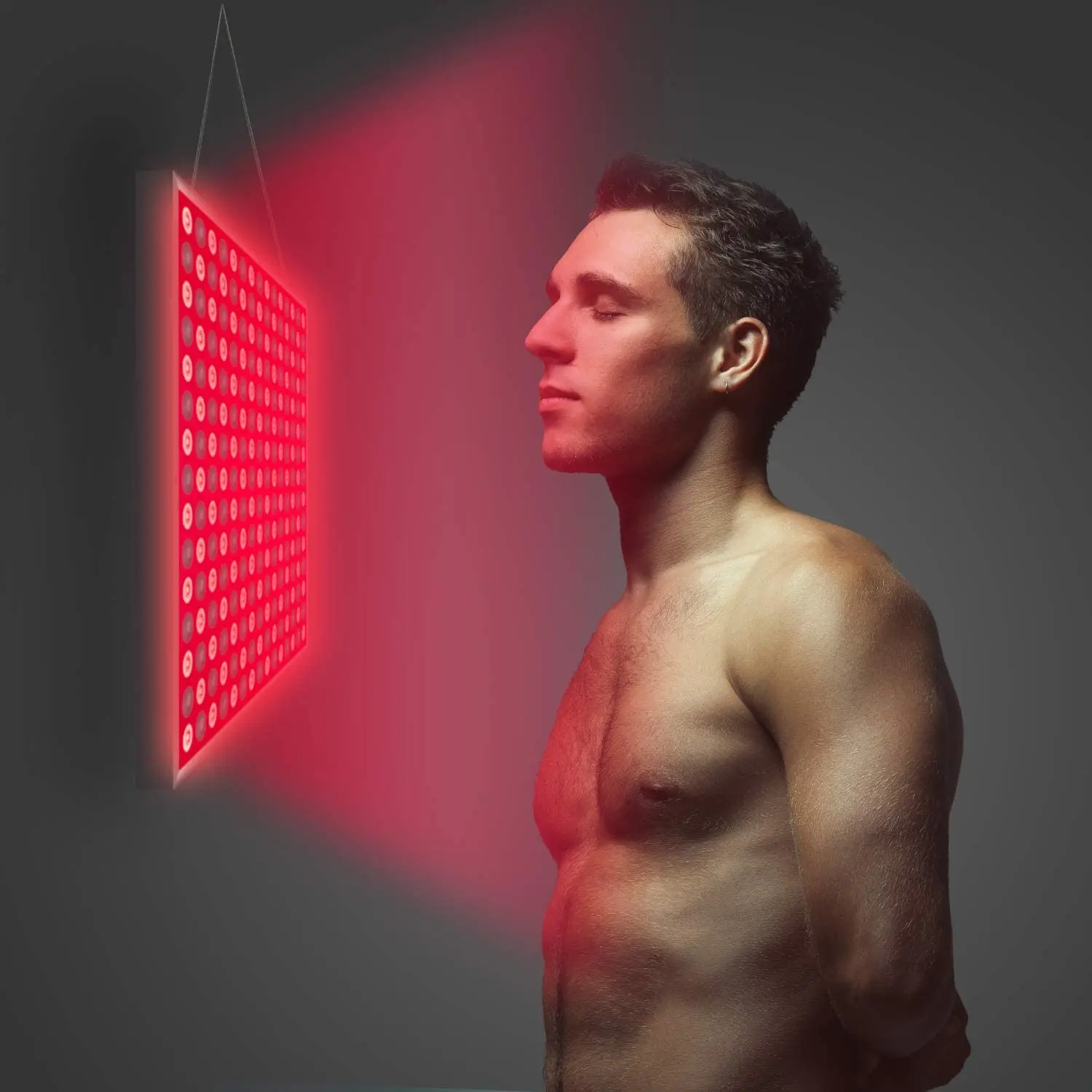 45W Red LED Light Therapy Panel, Deep Red 660nm and Near Infrared 850nm LED Light Therapy Combo