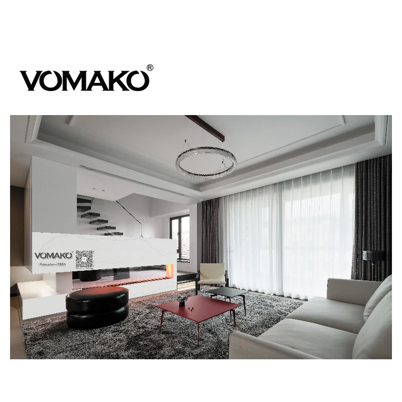 Exclusive and Innovative Textures Customized Artificial Stone for Minimal Style Villa  Top