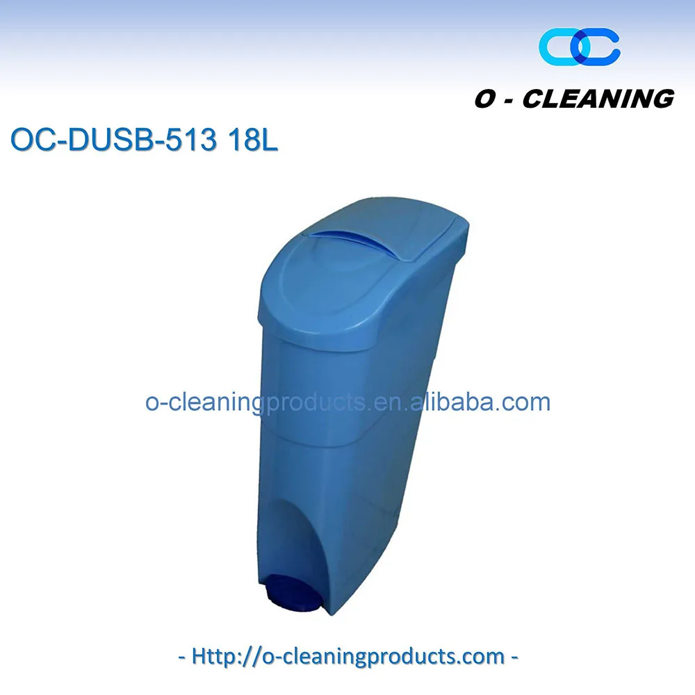18Liter Hygiene Plastic Disposal Foot Pedal Sanitary Bin,Commercial Sorting Odorless Foot Operated Pedal Dustbin Waste Bin