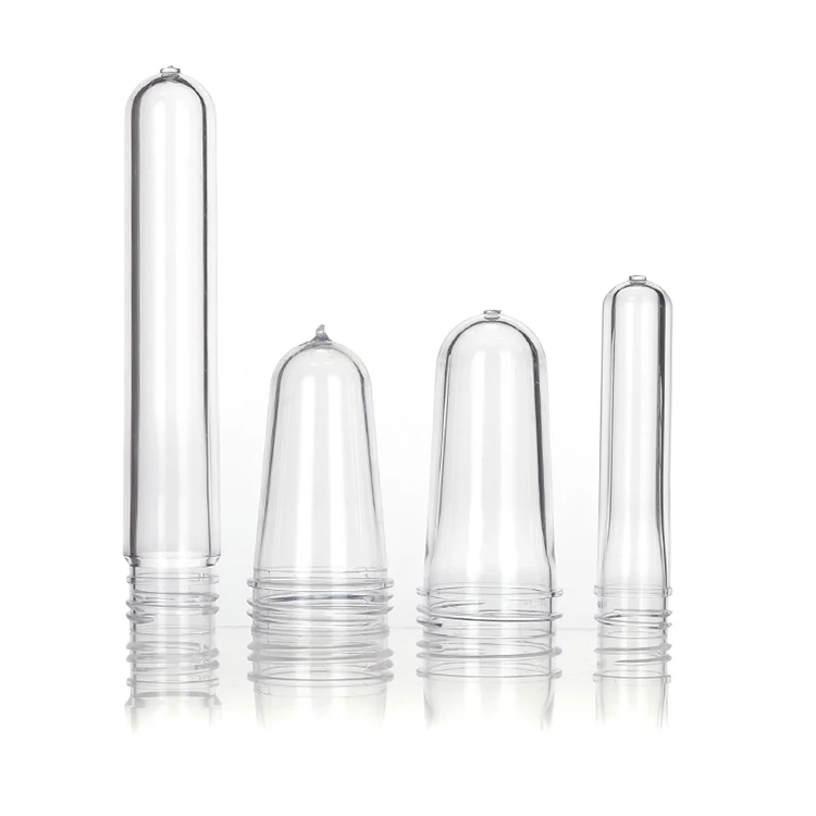 Cosmetic Pet Preform Weight 5.5/11/13/16/18/23/25/28/32g Blow Molding 24/410 Cosmetic Bottle Pet Preform 24mm