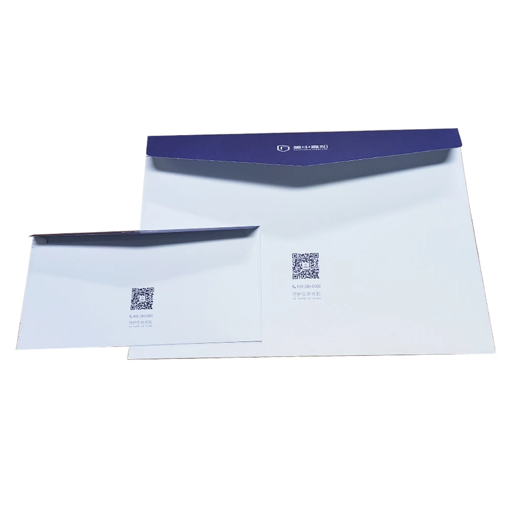 Customized CMYK Printed A4 Document Envelopes Office Paper Business Self Seal Envelope Printing Service