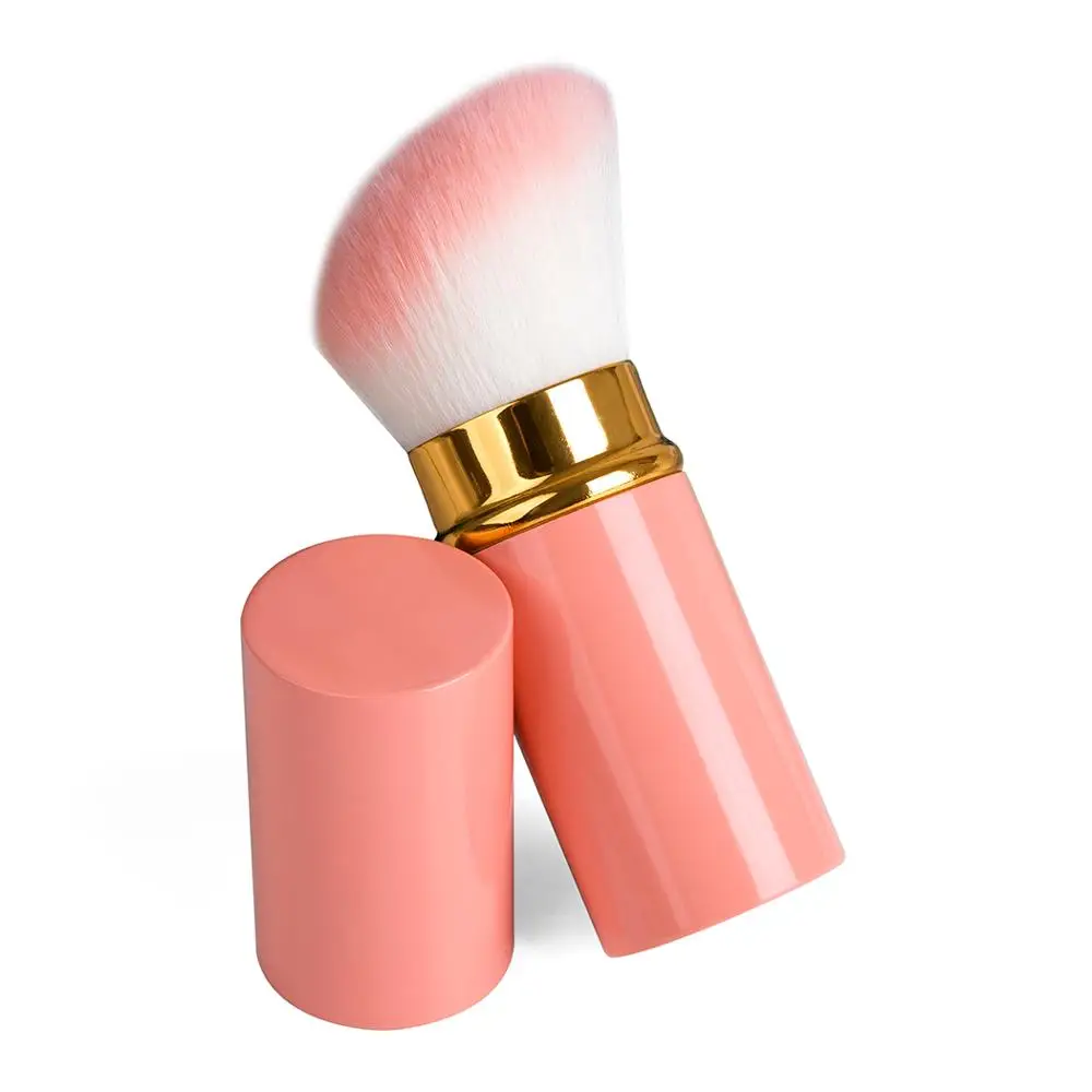 
Wholesale New High Quality Soft Hair Brush Kabuki Retractable Brush Angled Powder Cosmetic Brush 