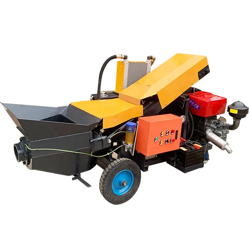 Factory Directly Diesel Concrete Mixer Pump Small Concrete Pump with best price