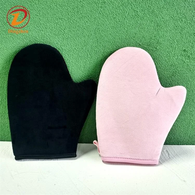 Self Tanning Gloves Tanning Mitt applicator with Thumb body Gloves, Washable and Reusable Sun-Free Tanning Gloves Tool