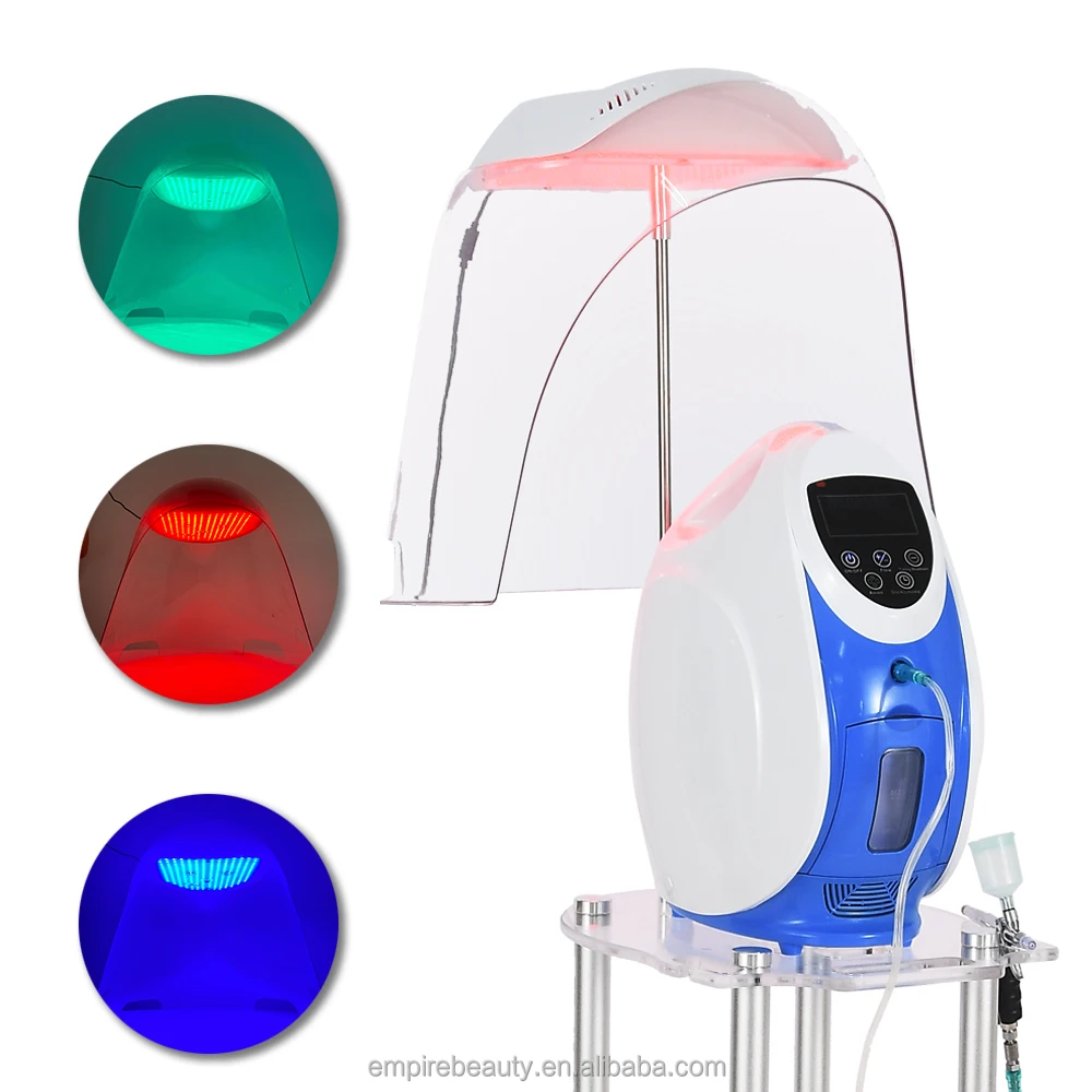 Korea O2toderm Machine Skin Tightening Oxygen Jet Facial Rejuvenation PDT LED Light Therapy Anti-aging Equipment