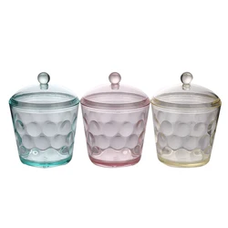 Kitchen storage candy jar high quality round bottle with lid seasoning and snack storage jar