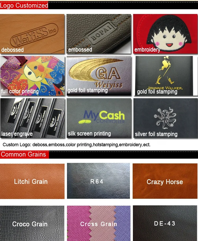 Office Meeting Conference A4 PU Leather Document Organiser Magnetic Writing Clipboard Folder with Pen Holder