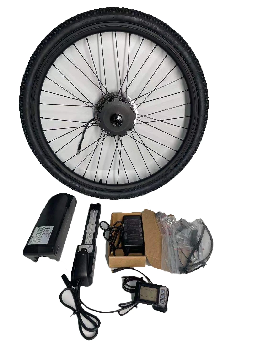 13G Spokes IP65 Waterproof Wireless APP Pedal Assist Sensor Ebike Hub Motor Conversion Kit For Front Rear Wheel