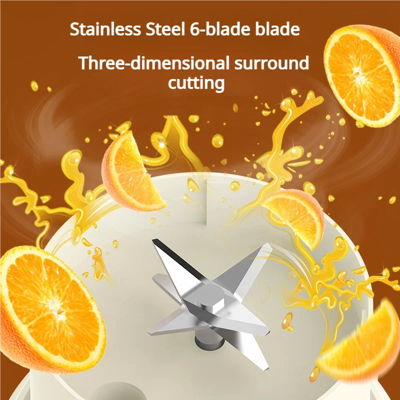 New Arrival USB Rechargeable Portable Fruit Juicer Cup Healthy Mini Battery Powered Juicers Home Juicer Cup