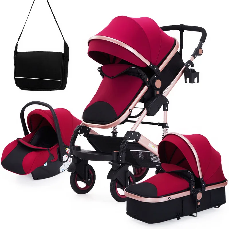 Wholesale Child Can Sit Recline Kid Safety Seat Mother Stroller One-touch Folding Baby Stroller