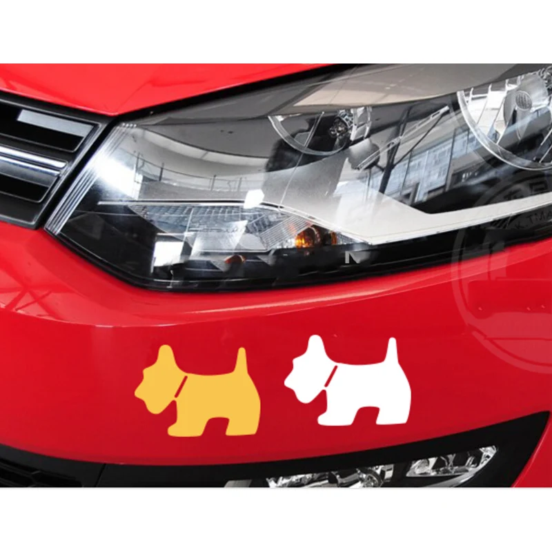 Custom Stickers With Logo Black Red Blue Reflective Anime Cute Car Sign Dog On Sign Decal Vinyl Sticker