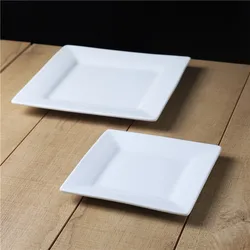 Hot sale high quality party weeding used white ceramic dinnerware plate set porcelain charger plates