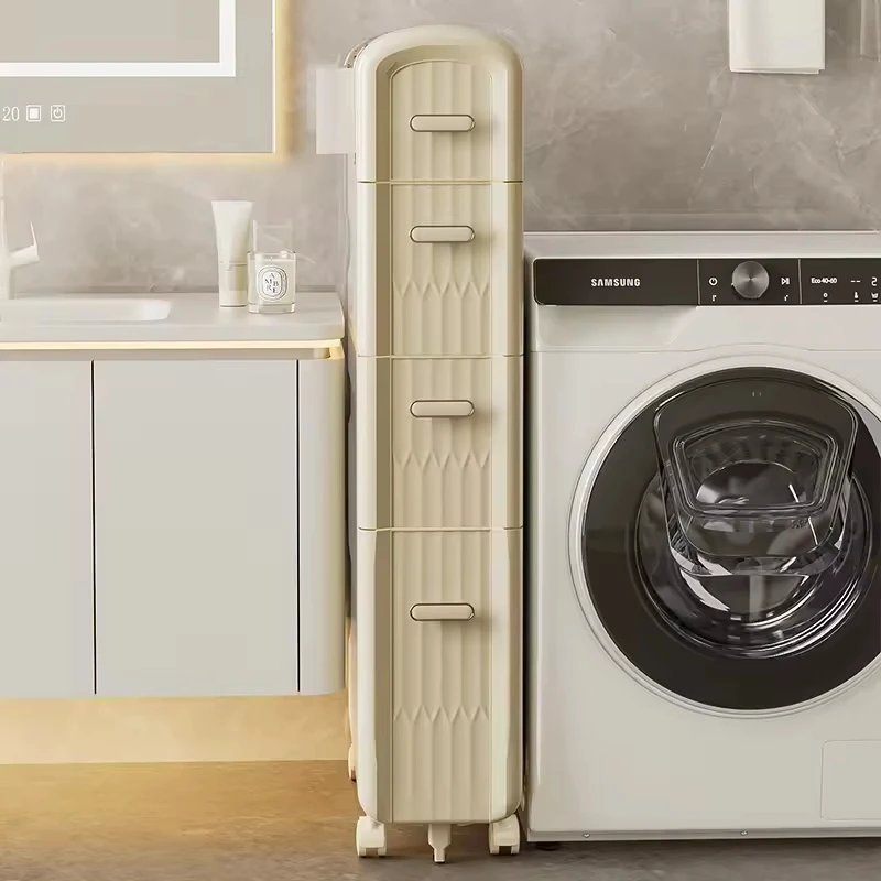 Square Bathroom Seam Cabinet Injection Plastic Storage Treasure for Bathroom Items