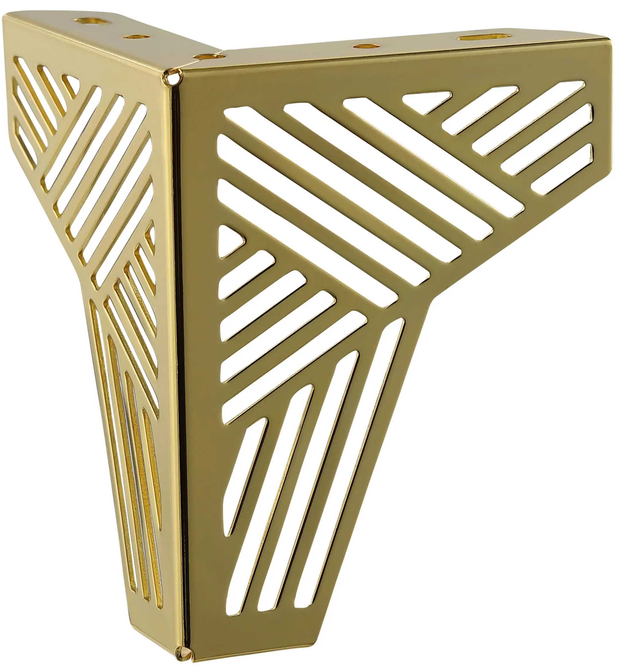 Metal Gold Furniture Sofa Legs Modern Hollow Metal Cabinet Feet Hollow Couch Legs European Style Bedroom Bed Furniture Iron Legs