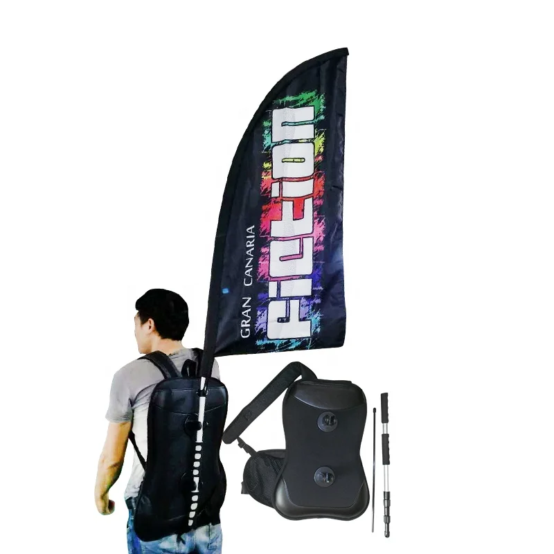 Design Your Own Custom Backpack Flags Street Walking Flag to Display Indoors or Outdoors Event