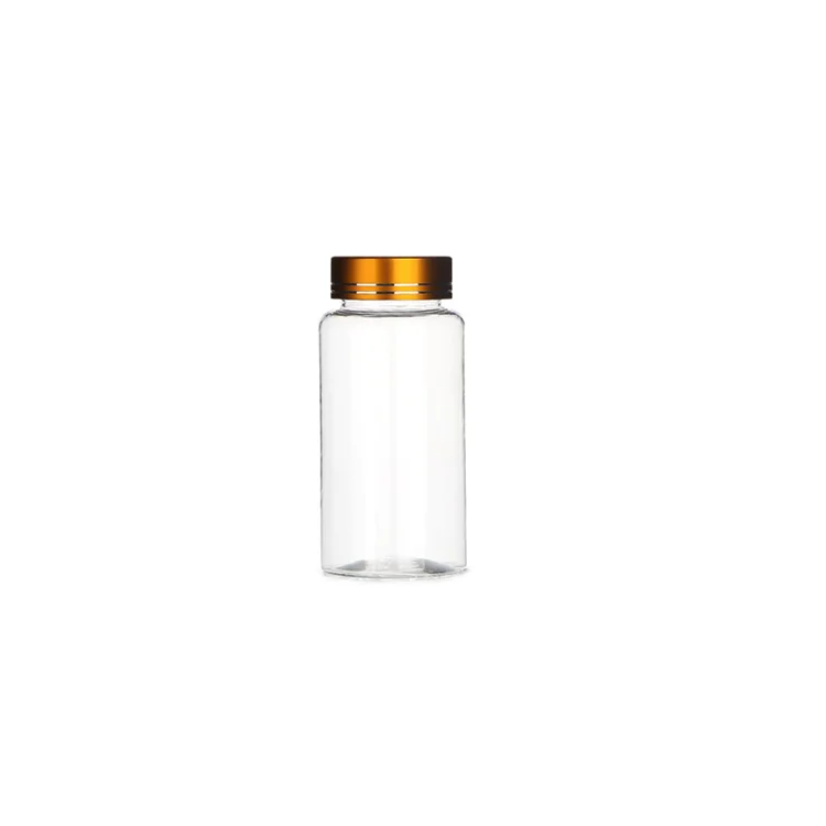 
150ml Transparent Healthcare Pill Bottle PET Capsules Tablets Medicine Plastic Bottle 