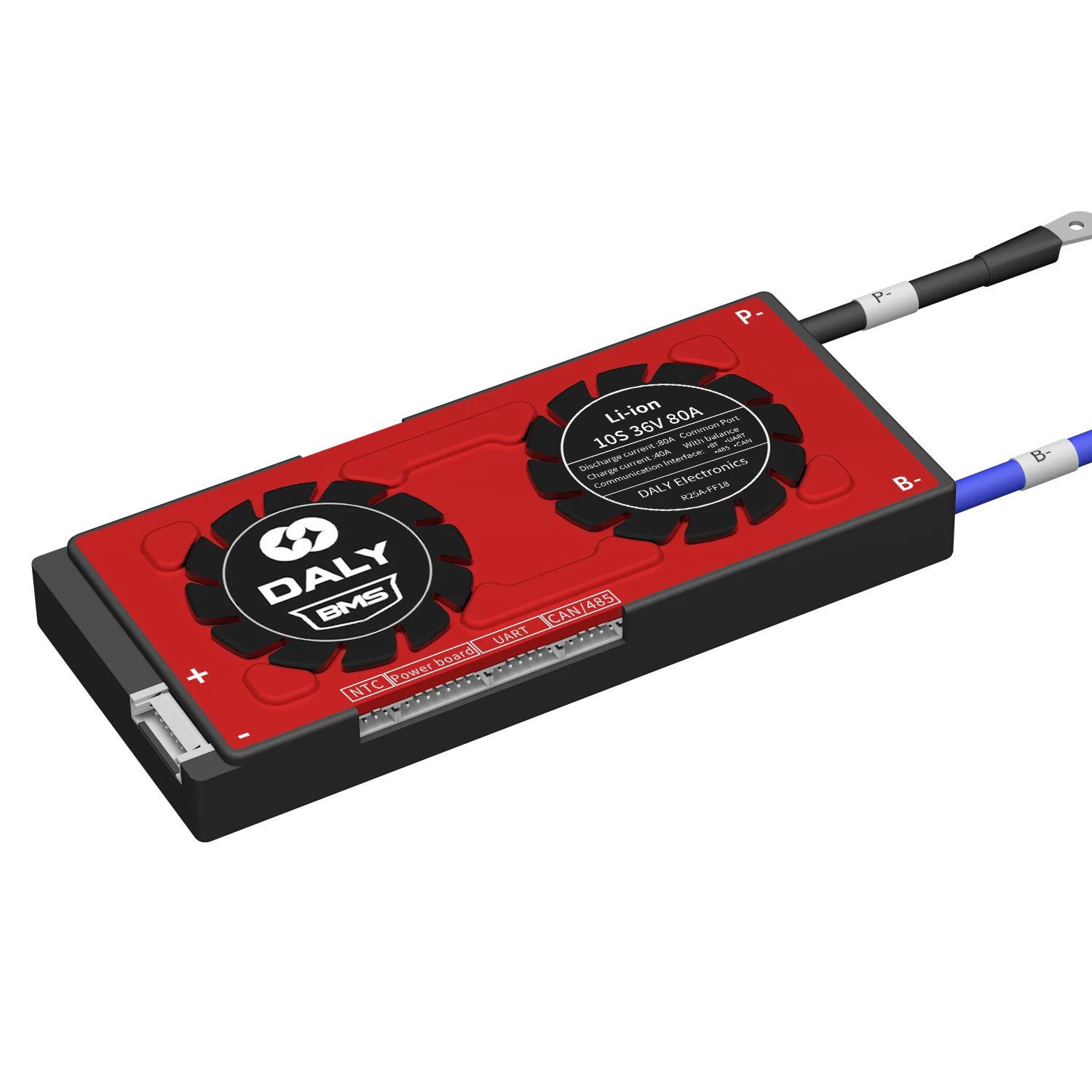 Daly RV&Home energy storage use daly manufacture 18650 Li-ion battery smart BMS 10s 80a common port with UART/RS485