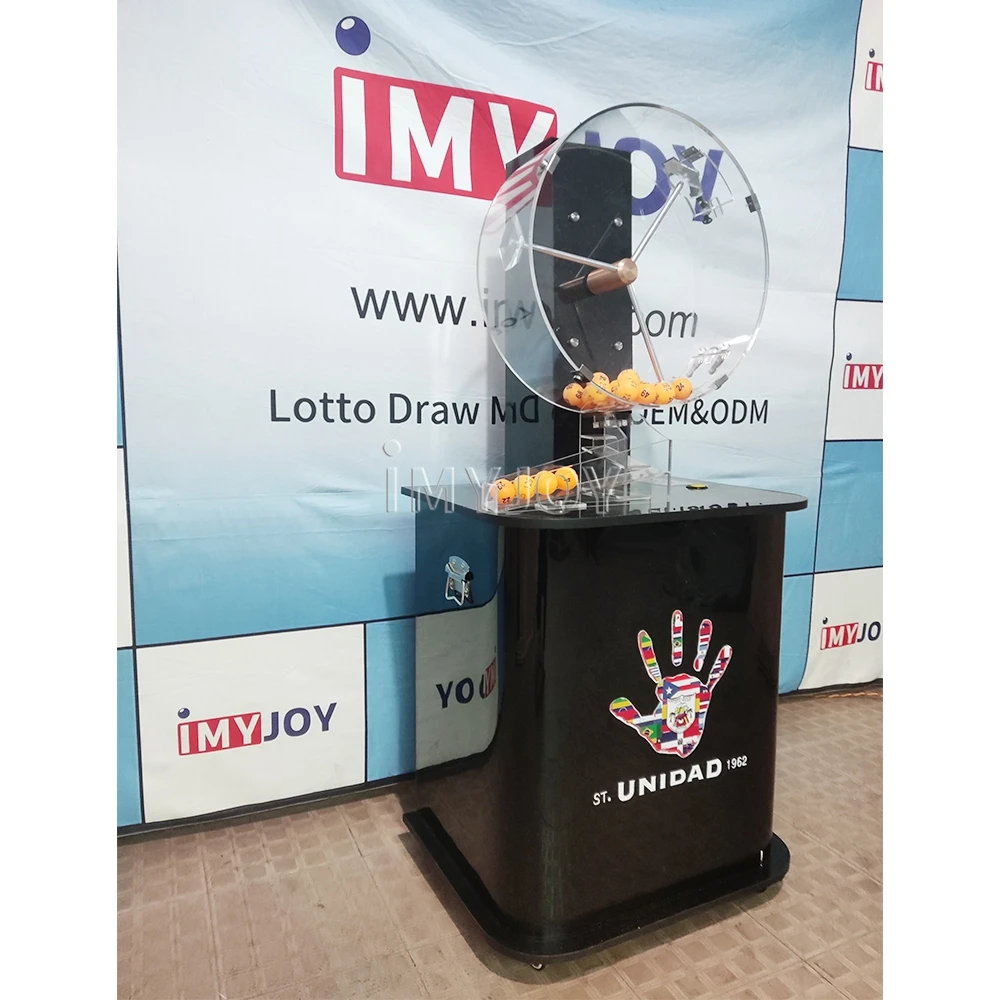 Lucky lotto ping pong ball sweepstakes online lottery accesorys drawing glcks lotterie machine 300 balls