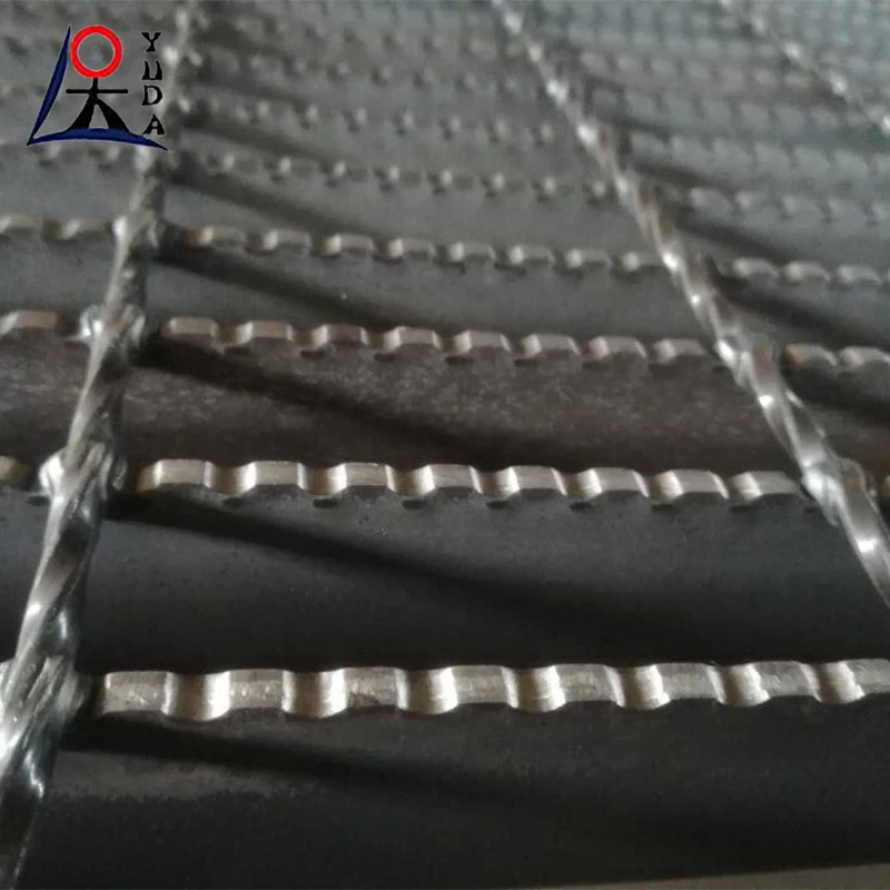 Q235 galvanized welded metal grating walkway flooring industries platform floor steel grating metal grate flooring