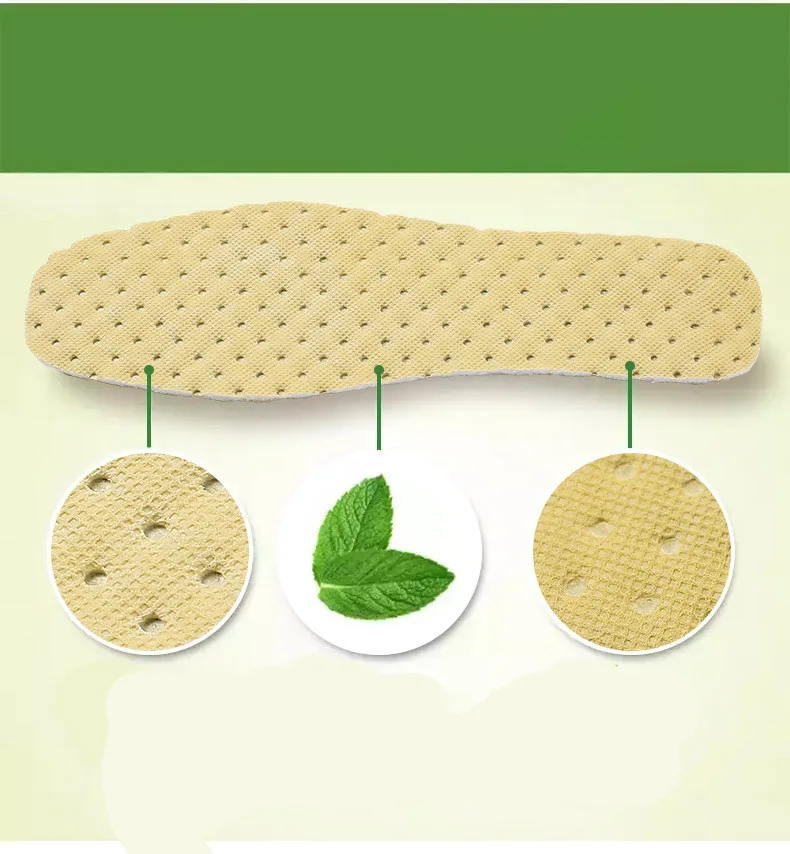 
1 pack of 10 pairs cool deodorant sweat-absorbent breathable fragrance-free disposable insole 