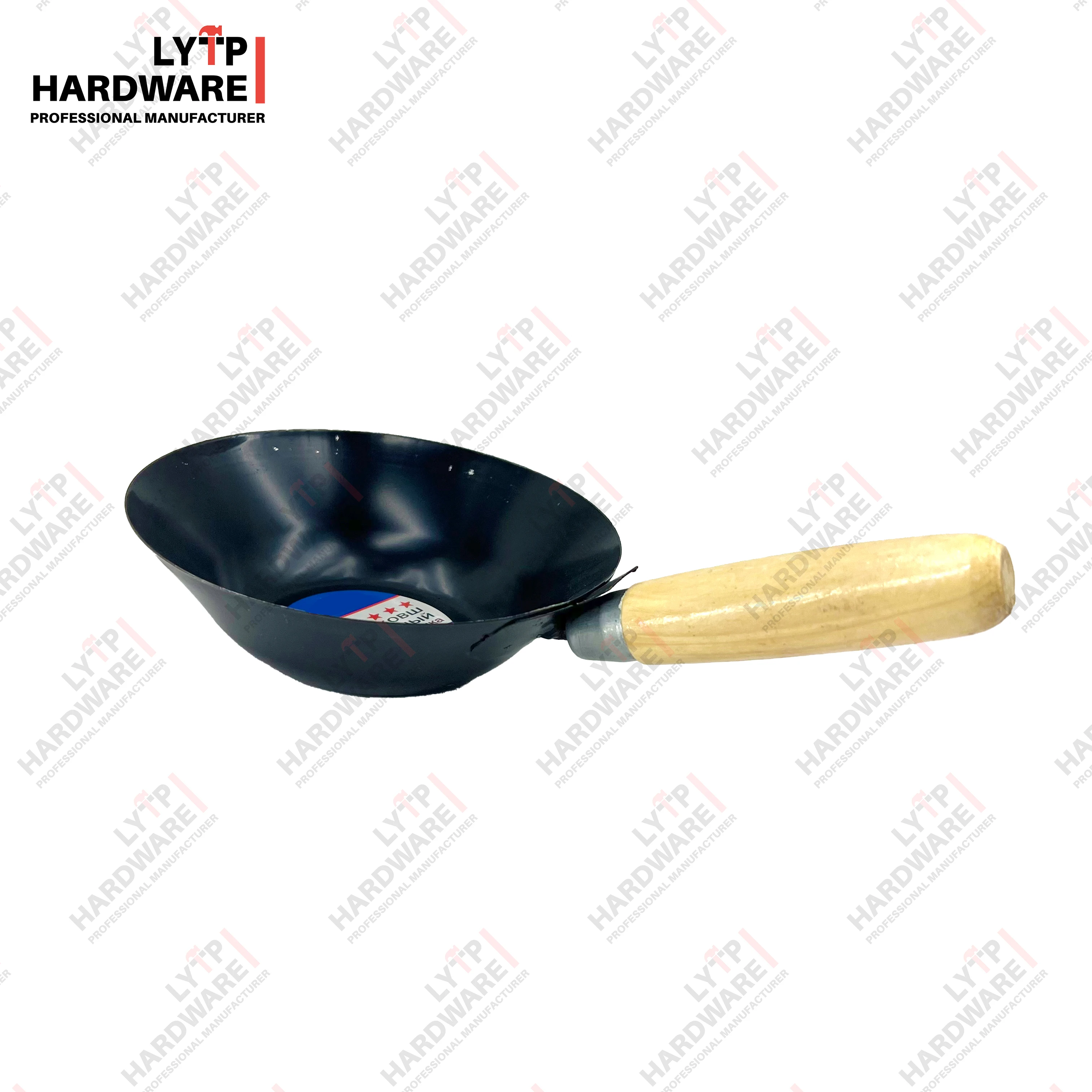 Steel Pan Masonry Scoop Tool for Plastering Bricking Concrete Cement Gypsum Hand Tools